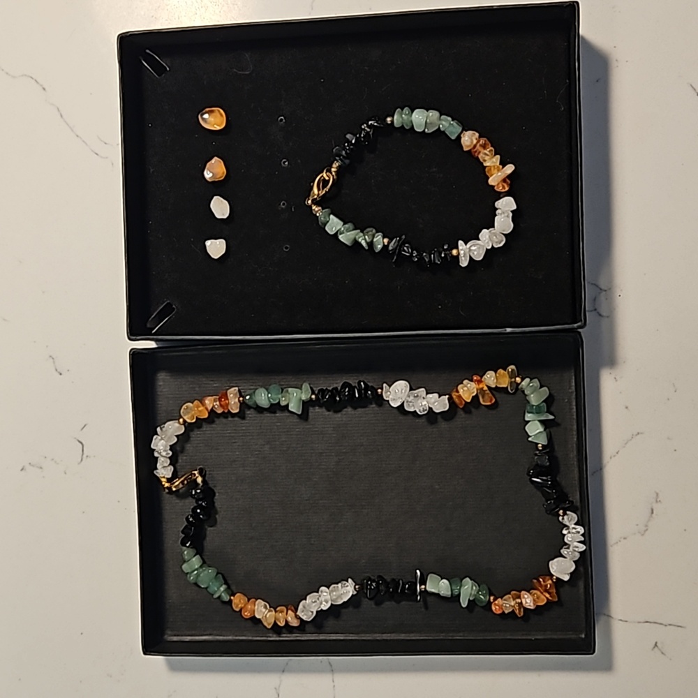 Stone Jewelry Set - Never Worn